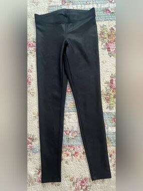 Express Black Faux Leather Leggings